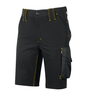 BERMUDA MERCURY TAGLIA XXL NERO/GIALLO U-POWER COD. FU196BC-XXL