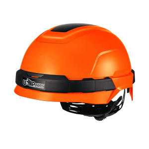 CASCO PROTETTIVO ANTARES ARANCIONE FLUO REGOLABILE U-POWER COD. HS001OF
