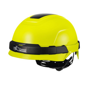 CASCO PROTETTIVO ANTARES GIALLO FLUO REGOLABILE U-POWER COD. HS001YF