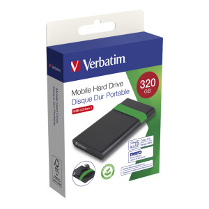 HARD DISK PORTATILE RICONDIZIONATO USB3.2 GEN 1 320GB COD. 053110
