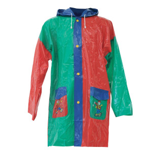 IMPERMEABILE BAMBINO IN PVC MULTICOLOR TAGLIA 6-8 ANNI COD. 5063