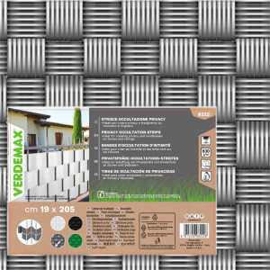 STRISCIA OCCULTAZIONE PRIVACY 19X205CM GRIGIO VERDEMAX COD. 8222