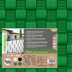 STRISCIA OCCULTAZIONE PRIVACY 19X205CM VERDE VERDEMAX COD. 8223