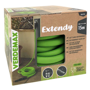 TUBO DA GIARDNO A 6 STRATI ESTENSIBILE EXTENDY 15M VERDEMAX COD. 9629