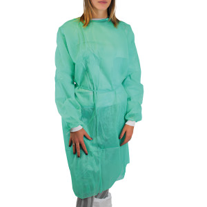 CAMICE MONOUSO VISITOR 30 IN PLP TAGLIA UNICA VERDE WORKER COD. GA209.11.03
