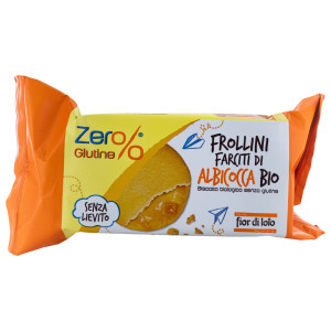 FROLLINI FARCITI DI ALBICOCCA MONODOSE 70GR ZERGLUTINE COD. 38885 CONFEZIONE DA 12