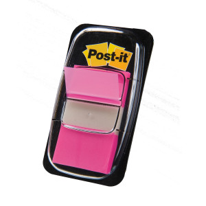 SEGNAPAGINA POST-IT  680-21 ROSA VIVACE 25.4X43.6MM 50FOGLIETTI COD. 4653