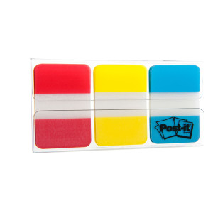 DISPENSER 66 POST-IT  INDEX STRONG 686-RYB 25X38MM COLORI CLASSICI COD. 77984