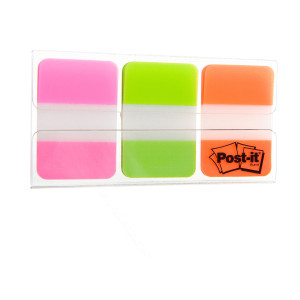 DISPENSER 66 POST-IT  INDEX STRONG 686-PGOEU 25X38MM COLORI VIVACI COD. 74474
