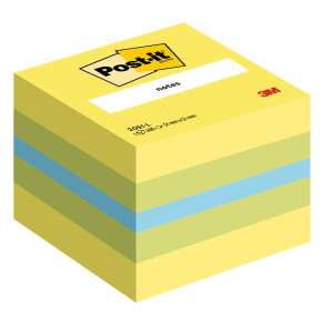 BLOCCO MINICUBO 400FOGLIETTI POST-IT 51X51MM 2051-L GIALLO NEON COD. 7100172394