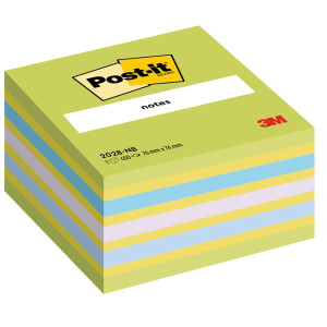 BLOCCO CUBO 450FOGLIETTI POST-IT 76X76MM 2028-NB NEON BLU/VERDE COD. 7100172387