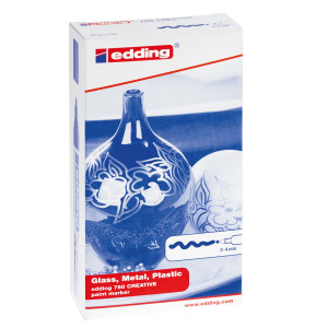 MARCATORE EDDING 750 PUNTA MEDIA VERNICE GIALLO COD. E-750 005