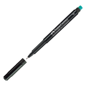 PENNARELLO MULTIMARK NERO 0,6 FINE FABER-CASTELL COD. 151399 CONFEZIONE DA 10