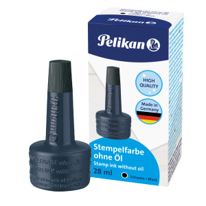 INCHIOSTRO NERO 4K S/OLIO 28ML X CUSCINETTI PELIKAN COD. 351197