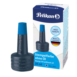 INCHIOSTRO BLU 4K S/OLIO 28ML X CUSCINETTI PELIKAN COD. 351213