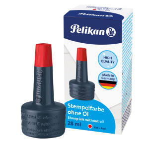 INCHIOSTRO ROSSO 4K S/OLIO 28ML X CUSCINETTI PELIKAN COD. 351221