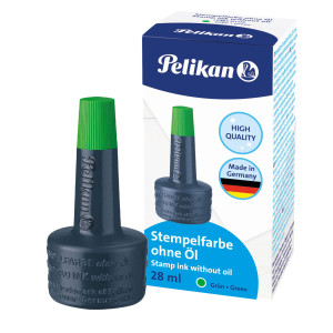 INCHIOSTRO VERDE 4K S/OLIO 28ML X CUSCINETTI PELIKAN COD. 351239