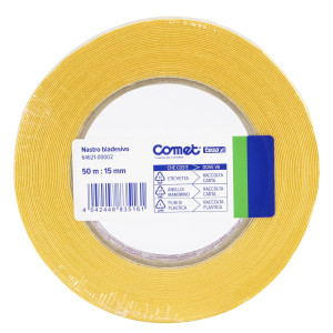 NASTRO BIADESIVO 50MTX15MM TRASP. 64-621 TERMO SINGOLO COMET COD. 64621-00002-02