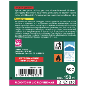 SPRAY ORO 150ML. COD. 615/1