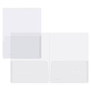 CARTELLINA CON TASCHE FULL TRASPARENTE 21X29.7CM COD. 00111418 CONFEZIONE DA 5