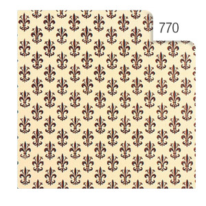 ROTOLO CARTARIVESTO 50X500CM GIGLIO MARRONE LAVABILE REX58 COD. REX58-770