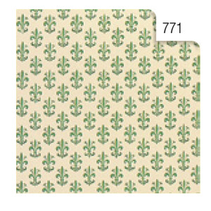 ROTOLO CARTARIVESTO 50X500CM GIGLIO VERDE LAVABILE REX58 COD. REX58-771