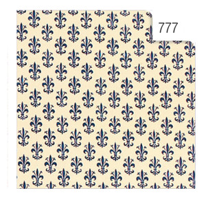 ROTOLO CARTARIVESTO 50X500CM GIGLIO BLU LAVABILE REX58 COD. REX58-777