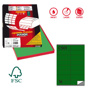 ETICHETTA 105X36 VERDE C501 - CF. DA 100