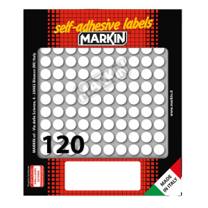 ETICHETTE MARKIN D.10 BIANCO - CF. DA 1200