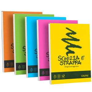 BLOCCO SCHIZZASTRAPPA 150FG 50GR A3 297X420MM FAVINI COD. A200703
