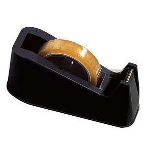 DISPENCER PER NASTRO ADESIVO 33/66MT NERO ART.51 COD. 51-N
