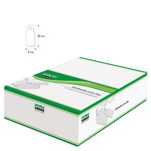 SCATOLA 1000 ETICHETTE CON FILO A384 (9X24MM) COD. A384