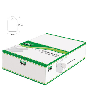 SCATOLA 1000 ETICHETTE CON FILO A389 (18X29MM) COD. A389