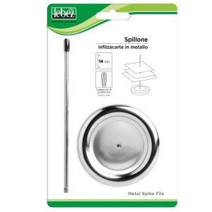 SPILLONE INFILZACARTE METALLO C/CAPPUCCIO ART.93 COD. 093