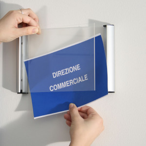 PORTA TARGA A6 11X15 APPENDIBILE