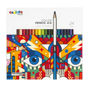 ASTUCCIO 24 MATITE COLORATE ASSORTITI CARIOCA PLUS COD. 45203