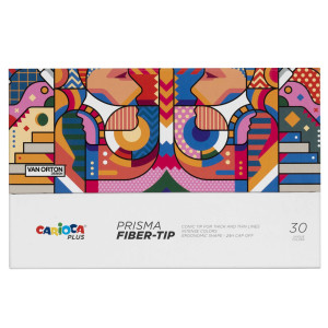 ASTUCCIO 30 PENNARELLI PRISMA COLORI ASSORTITI CARIOCA PLUS COD. 45208