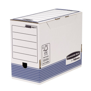 SCATOLA ARCHIVIO A4 DORSO 150MM BANKERS BOX SYSTEM COD. 0027701 CONFEZIONE DA 10