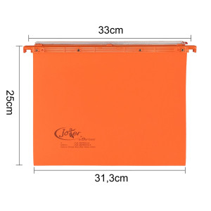 CARTELLA SOSPESA CASSETTO 33/V ARANCIO JOKER BERTESI COD. 400/330 LINK-A2 CONFEZIONE DA 25
