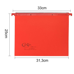 CARTELLA SOSPESA CASSETTO 33/V ROSSO JOKER BERTESI COD. 400/330 LINK-A4 CONFEZIONE DA 25