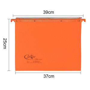 CARTELLA SOSPESA CASSETTO 39/V ARANCIO JOKER BERTESI COD. 400/395 LINK-A2 CONFEZIONE DA 25