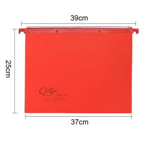 CARTELLA SOSPESA CASSETTO 39/V ROSSO JOKER BERTESI COD. 400/395 LINK-A4 CONFEZIONE DA 25