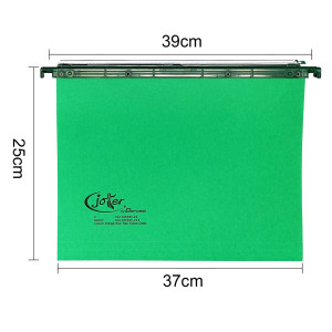 CARTELLA SOSPESA CASSETTO 39/V VERDE JOKER BERTESI COD. 400/395 LINK-A6 CONFEZIONE DA 25