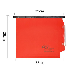 CARTELLA SOSPESA ARMADIO 33/V ROSSO JOKER BERTESI COD. 414F LINK-A4 CONFEZIONE DA 25