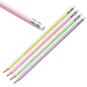 SCATOLA12 MATITE C/GOMMINO EVOLUTION PASTEL BIC COD. 518306