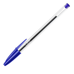 SCATOLA 50 PENNA SFERA CRISTALÂ® MEDIO 1,0MM BLU BICÂ®