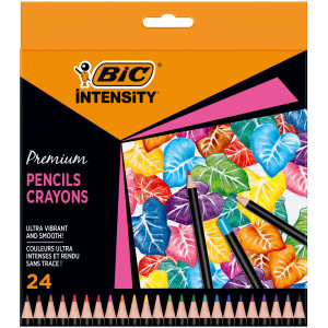 ASTUCCIO 24 MATITE INTENSITY WOOD PREMIUM COLORI ASSORTITI BIC COD. 9678231