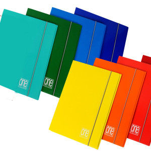 CARTELLA 3L C/ELASTICO 26X35CM ONE COLOR 2390 BLASETTI COD. 2390 CONFEZIONE DA 10