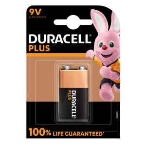 DURACELL PLUS TRANSISTOR 9V B1 COD. DU0502