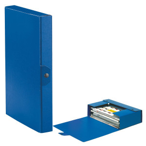 SCATOLA PROGETTO C24 25X35CM DORSO 4 BLU ESSELTE COD. 390324050 CONFEZIONE DA 5